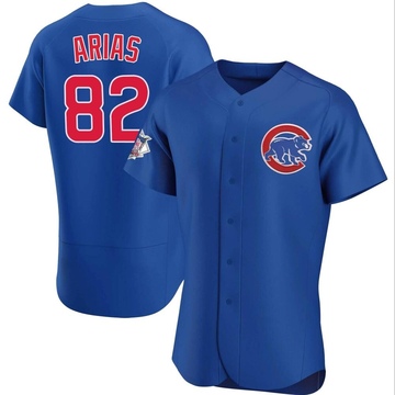 Michael Arias Men's Authentic Chicago Cubs Royal Alternate Jersey