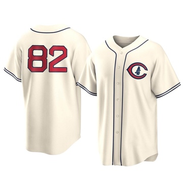 Michael Arias Men's Replica Chicago Cubs Cream 2022 Field Of Dreams Jersey