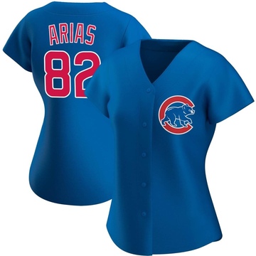 Michael Arias Women's Authentic Chicago Cubs Royal Alternate Jersey