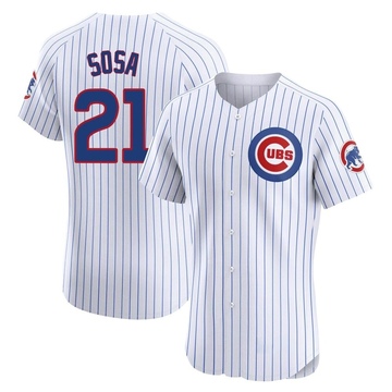 Sammy Sosa Men's Elite Chicago Cubs White Home Jersey