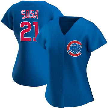 Sammy Sosa Women's Authentic Chicago Cubs Royal Alternate Jersey