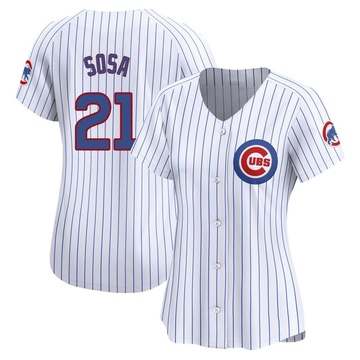 Sammy Sosa Women's Limited Chicago Cubs White Home Jersey