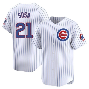 Sammy Sosa Youth Limited Chicago Cubs White Home Jersey