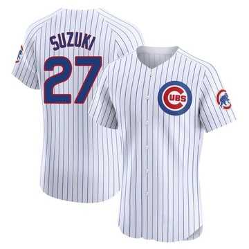 Seiya Suzuki Men's Elite Chicago Cubs White Home Jersey