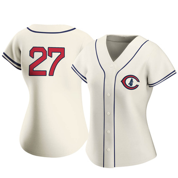 Seiya Suzuki Women's Authentic Chicago Cubs Cream 2022 Field Of Dreams Jersey