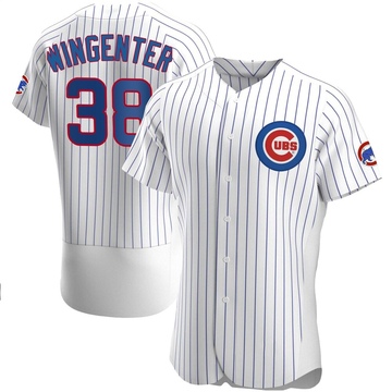 Trey Wingenter Men's Authentic Chicago Cubs White Home Jersey