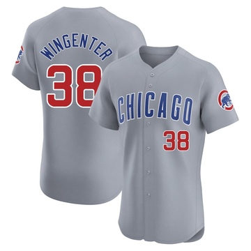 Trey Wingenter Men's Elite Chicago Cubs Gray Road Jersey