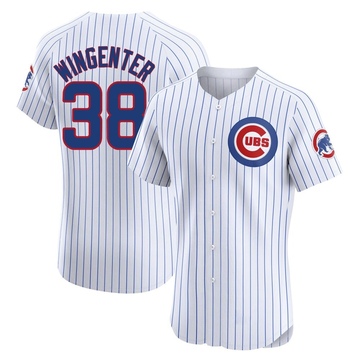 Trey Wingenter Men's Elite Chicago Cubs White Home Jersey