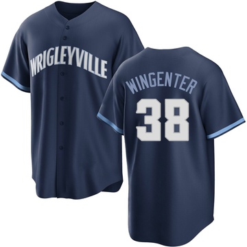 Trey Wingenter Men's Replica Chicago Cubs Navy 2021 City Connect Jersey