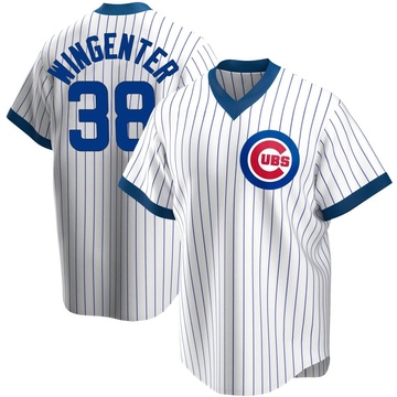 Trey Wingenter Men's Replica Chicago Cubs White Home Cooperstown Collection Jersey