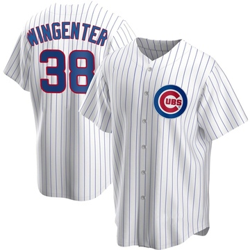 Trey Wingenter Men's Replica Chicago Cubs White Home Jersey