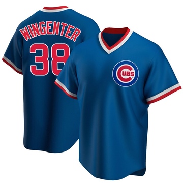 Trey Wingenter Youth Replica Chicago Cubs Royal Road Cooperstown Collection Jersey