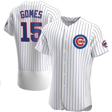 Yan Gomes Men's Authentic Chicago Cubs White Home Jersey