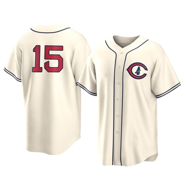 Yan Gomes Men's Replica Chicago Cubs Cream 2022 Field Of Dreams Jersey